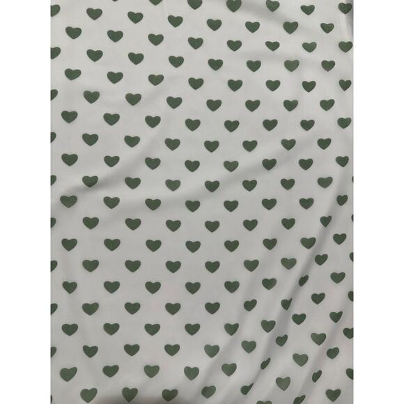 Bishops sheer white and green heart top 2XL - Picture 4 of 4